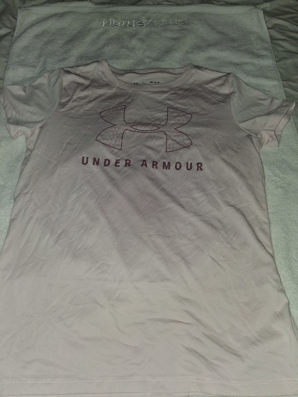 Under Armour ladys' Pink Logo Performance Tee